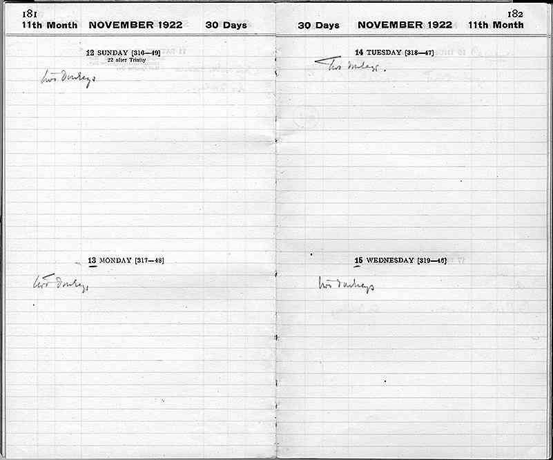 Howard Carter's Diary 1922, p. 181-2 (TAA i.2.21.181-2)