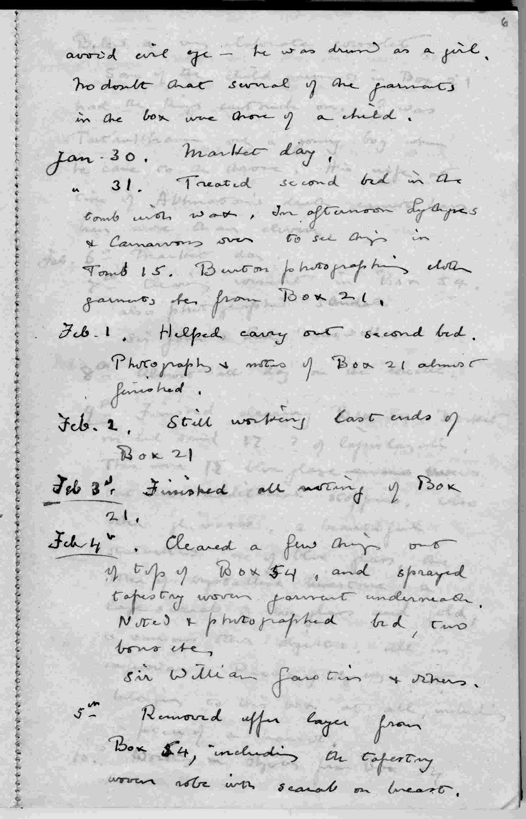 Arthur Mace's Journal for 1922-3, p. 6 (TAA iv.2.6)