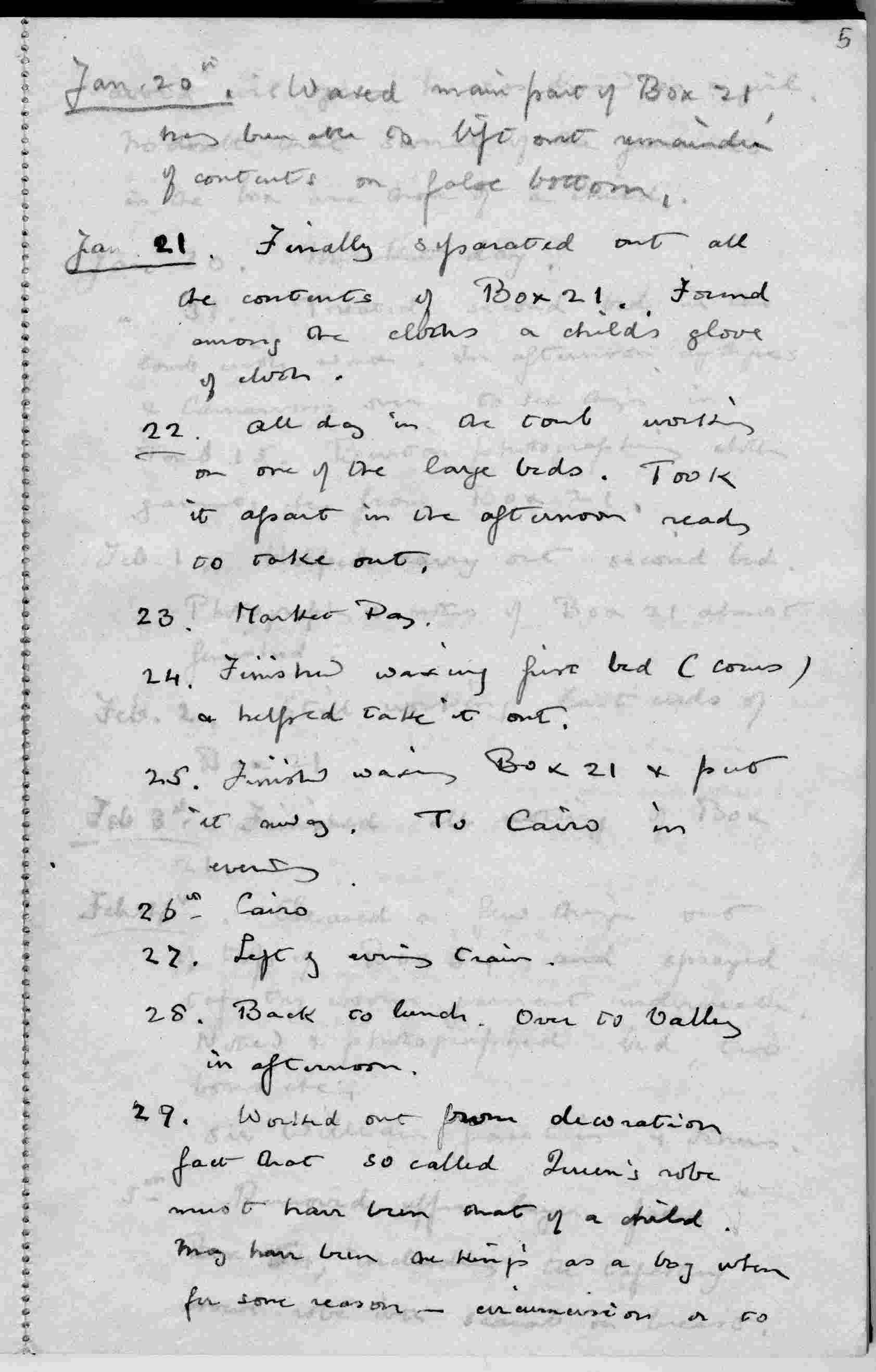 Arthur Mace's Journal for 1922-3, p. 5 (TAA iv.2.5)