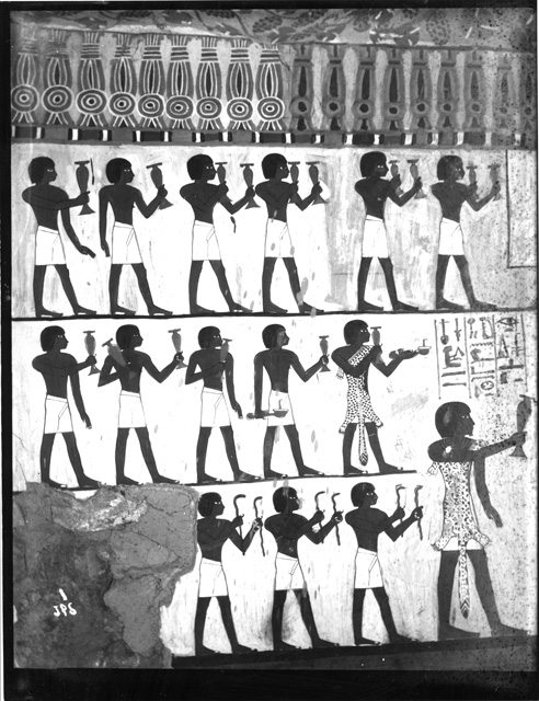Simpson photo. 1: Thebes. Tomb TT 96, Sennufer. Temp. Amenophis II. Hall.