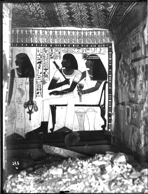 Simpson photo. 6: Thebes. Tomb TT 96, Sennufer. Temp. Amenophis II. Hall.