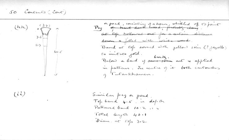 Card no. 050hhii relating to Carter no. 050hh