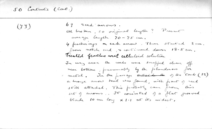 Card no. 050yy relating to Carter no. 050yy