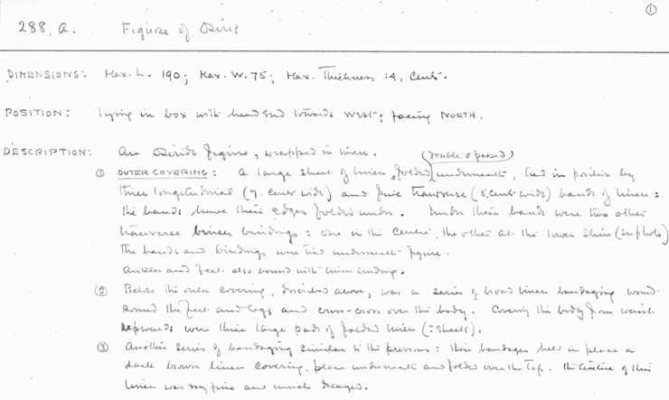 Card no. 288a-1 relating to Carter no. 288a