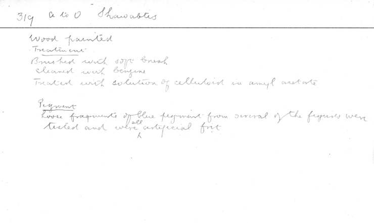 Card no. 319ao relating to Carter no. 319e