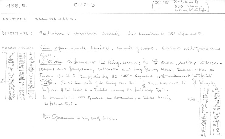 Card no. 488b relating to Carter no. 488b