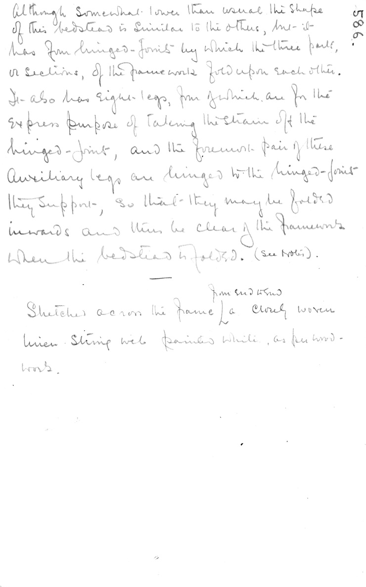 Card no. 586-2 relating to Carter no. 586