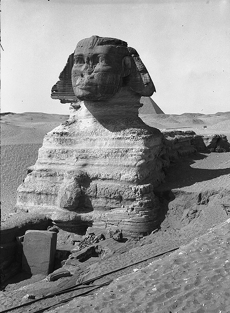 The Great Sphinx being excavated II