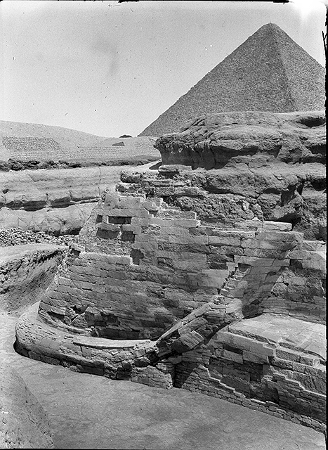 The tail of the Great Sphinx