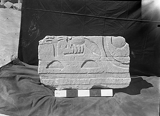 Remains of Taharqa's name