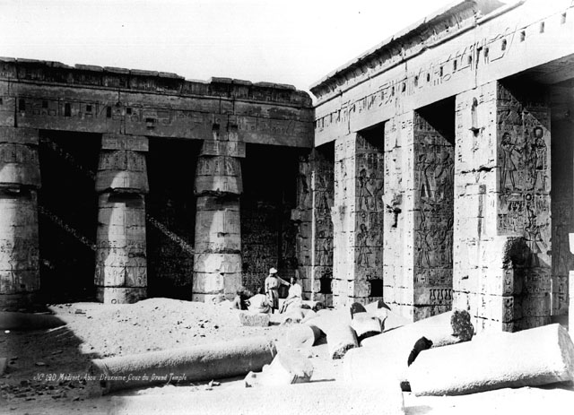 Bchard, H., The Theban west bank, Medinet Habu (before 1887
[Reproduced in 1887.])