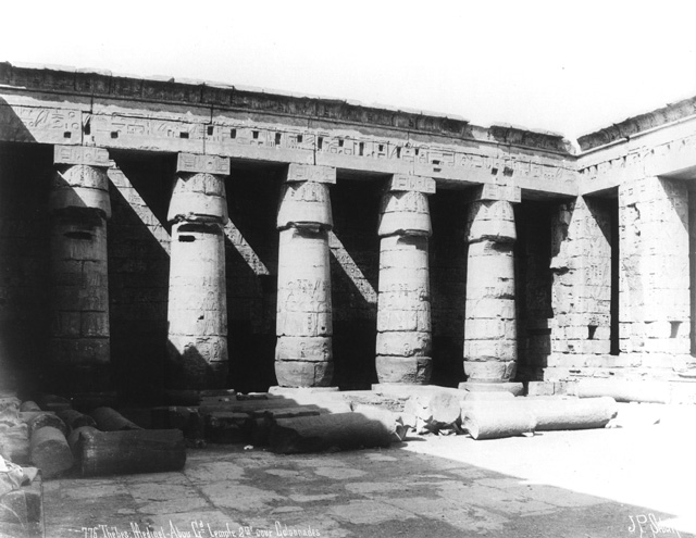 Sebah, J. P., The Theban west bank, Medinet Habu (c.1890
[Estimated date.])