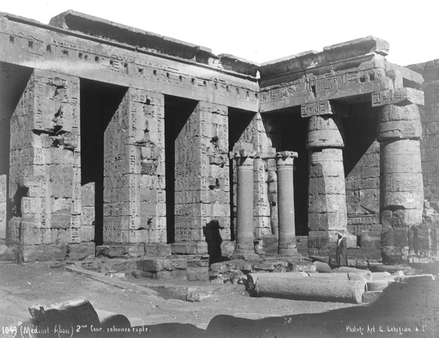 Lekegian, G., The Theban west bank, Medinet Habu (c.1890
[Estimated date.])