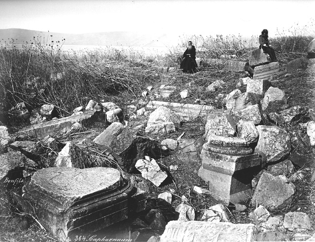 Bonfils, F., Capernaum (Kfar Nahum) (c.1870  [Estimated date.])