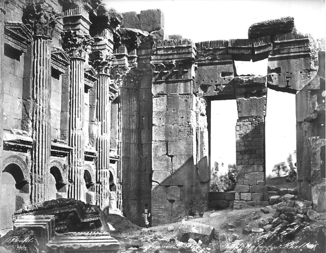 Bonfils, F., Baalbek (1872 or later [A dated graffito on the temple wall.])