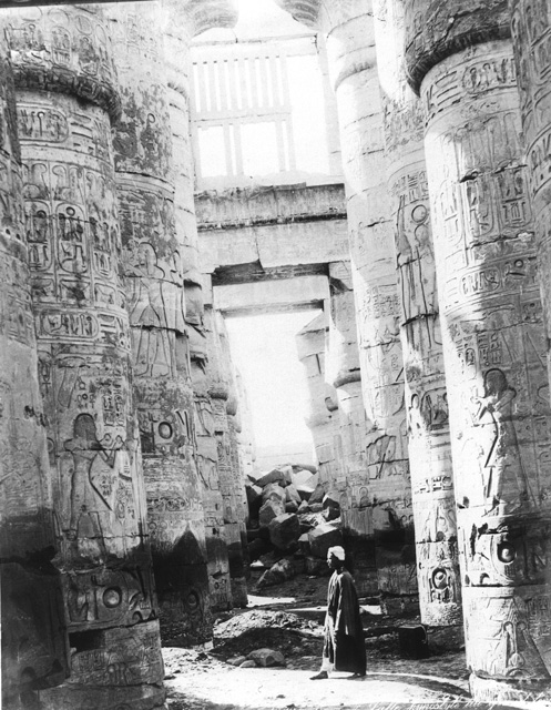 Zangaki, G. (probably), Karnak (c.1880
[Estimated date.])