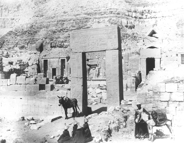 Zangaki, G., The Theban west bank, Deir el-Bahri (c.1895
[Estimated date.])