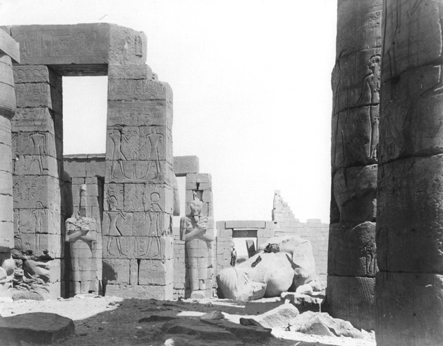 Beato, A., The Theban west bank, the Ramesseum (c.1890
[Estimated date.])