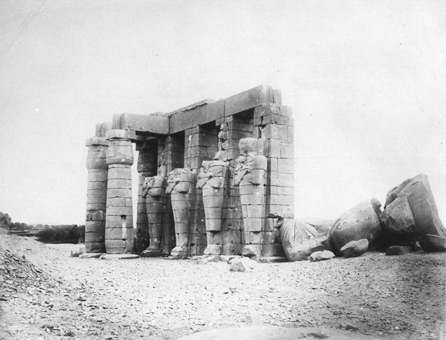 not known, The Theban west bank, the Ramesseum (c.1880
[Estimated date.])