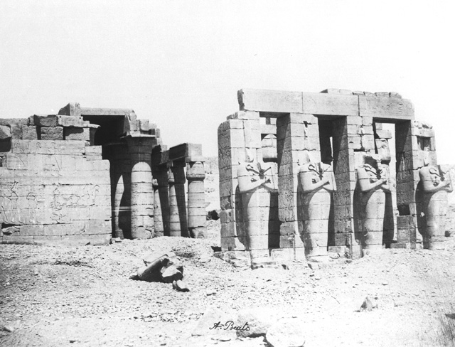 Beato, A., The Theban west bank, the Ramesseum (c.1890
[Estimated date.])