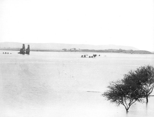 not known, The Theban west bank, the Memnon Colossi (c.1890
[Estimated date.])