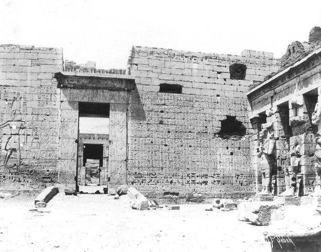 Sebah, J. P., The Theban west bank, Medinet Habu (c.1890
[Estimated date.])