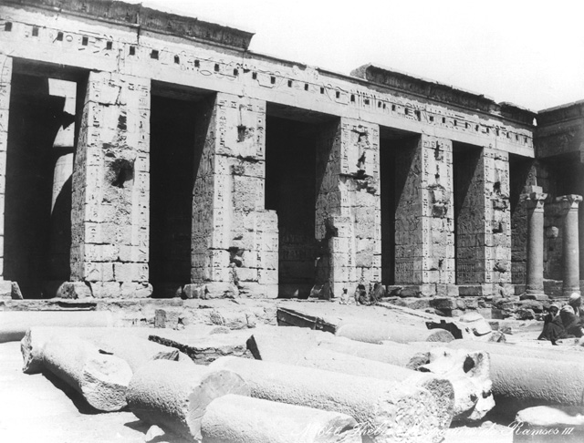 Zangaki, G., The Theban west bank, Medinet Habu (c.1890
[Estimated date.])