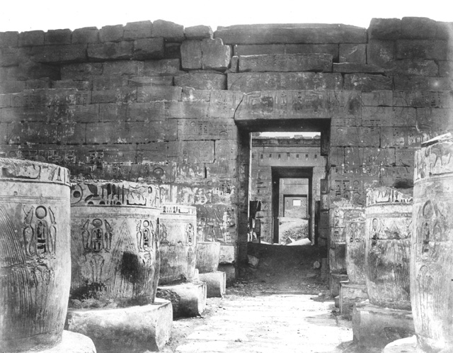 not known, The Theban west bank, Medinet Habu (c.1890
[Estimated date.])