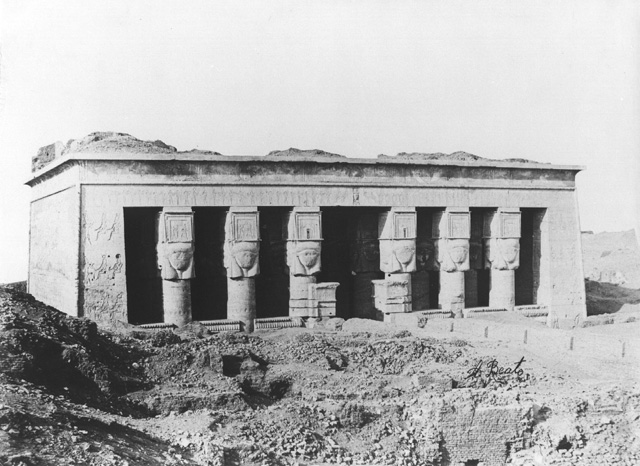 Beato, A., Dendara (c.1900
[Gr. Inst. 4125 in an album dated 1904.])