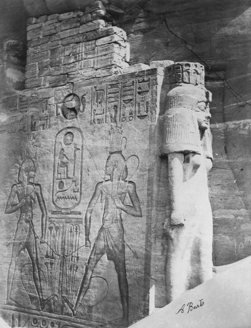 Beato, A., Abu Simbel (c.1890
[Estimated date.])