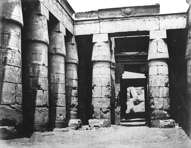 Sebah, J. P., Karnak (before 1874
[In an album dated 1873-4.])