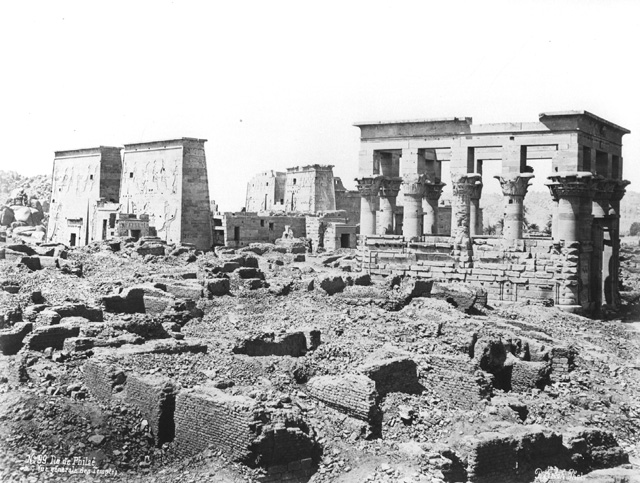 Sebah, J. P., Philae (before 1874
[Gr. Inst. 3376 in an album dated 1873-4.])