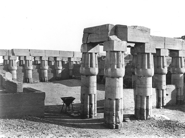 Frith, F. [Included in an album labelled Historical Photographs. Egypt. Frith's Universal Series, folio ii, in Sackler Library, Oxford, 327 Fri la fol.], Luxor (1856-60
[The dates of Frith's visits to Egypt.])