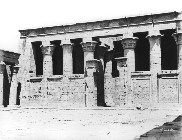 Sebah, J. P., Edfu (before 1874
[In an album dated 1873-4.])