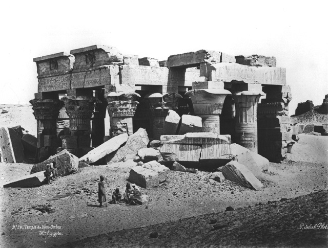 Sebah, J. P., Kom Ombo (before 1874
[In an album dated 1873-4.])