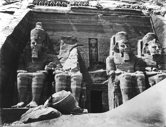 Sebah, J. P., Abu Simbel (before 1874
[Gr. Inst. 3385 in an album dated 1873-4.])