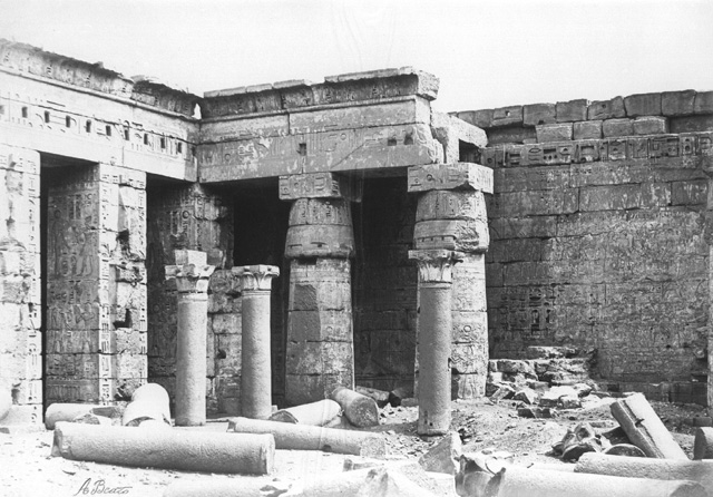 Beato, A., The Theban west bank, Medinet Habu (c.1890
[Estimated date.])