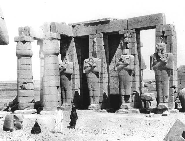 Schroeder & Cie., The Theban west bank, the Ramesseum (c.1890
[Estimated date.])