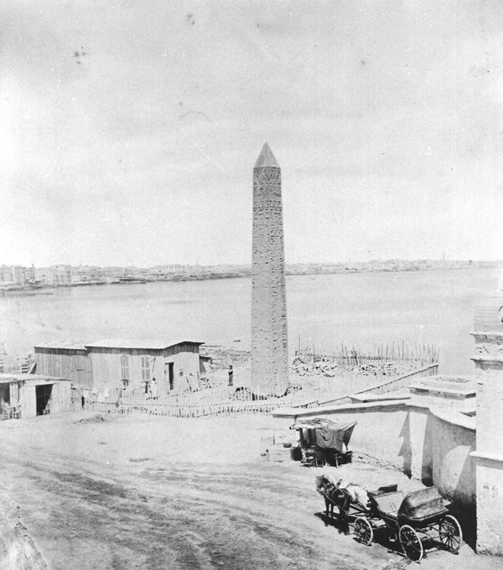 not known, Alexandria (before 1879
[The obelisk removed in 1879-80.])