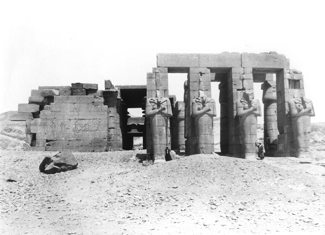 Beato, A., The Theban west bank, the Ramesseum (c.1890
[Estimated date.])