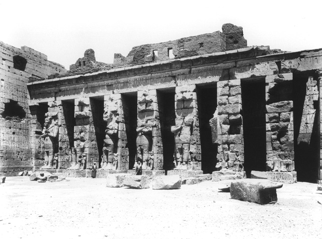 Beato, A., The Theban west bank, Medinet Habu (c.1890
[Estimated date.])