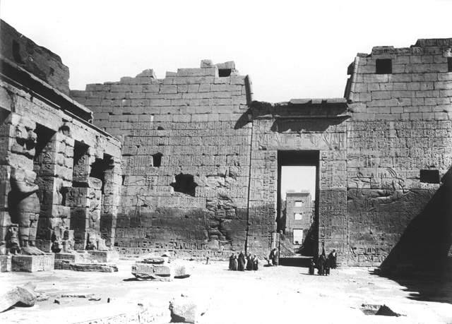 Beato, A., The Theban west bank, Medinet Habu (c.1890
[Estimated date.])