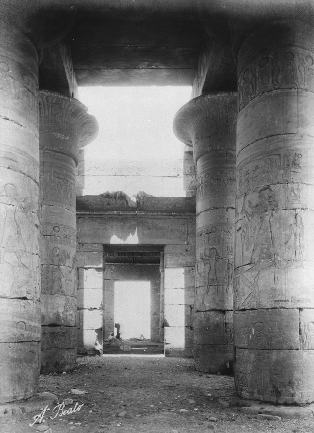 Beato, A., The Theban west bank, the Ramesseum (c.1890
[Estimated date.])