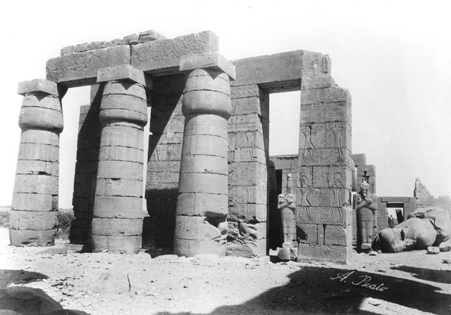 Beato, A., The Theban west bank, the Ramesseum (c.1890
[Estimated date.])