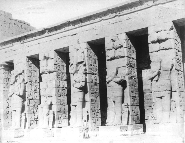 Peridis, The Theban west bank, Medinet Habu (c.1900
[Estimated date.])