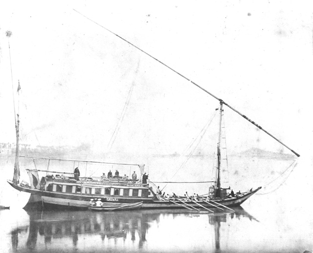 not known, Nile transport (before 1876
[Both photographs in in an album dated 1876.])