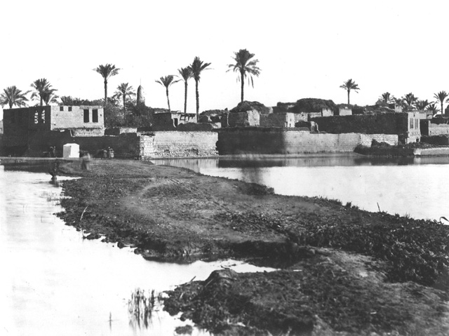 not known, Egyptian countryside (before 1876
[In an album dated 1876.])