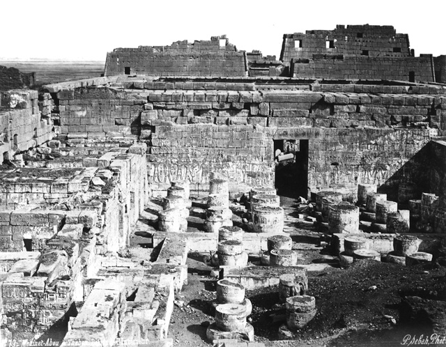 Sebah, J. P., The Theban west bank, Medinet Habu (before 1874
[Similar to Gr. Inst. 3371.])