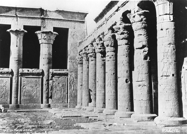 Sebah, J. P., Edfu (before 1876
[In an album dated 1876.])