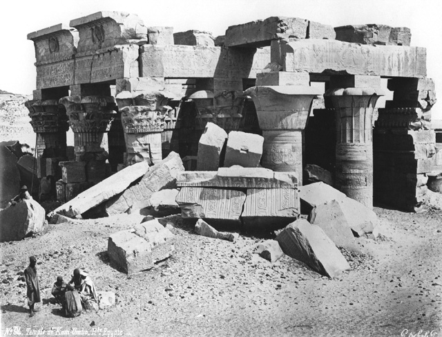 Sebah, J. P., Kom Ombo (before 1874
[Similar to Gr. Inst. 3383.])